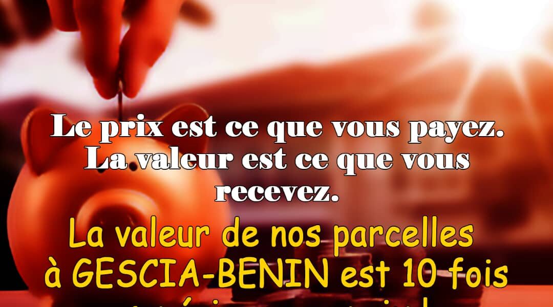 immobilier au Bénin, les meilleurs prix chez GESCIA BENIN